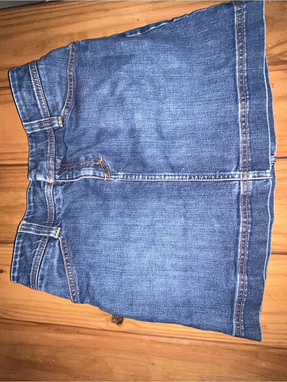 Lilly Pulitzer High-Rise Denim Mini Skirt - Blue